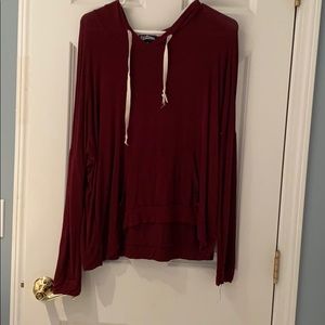 Maroon hoodie